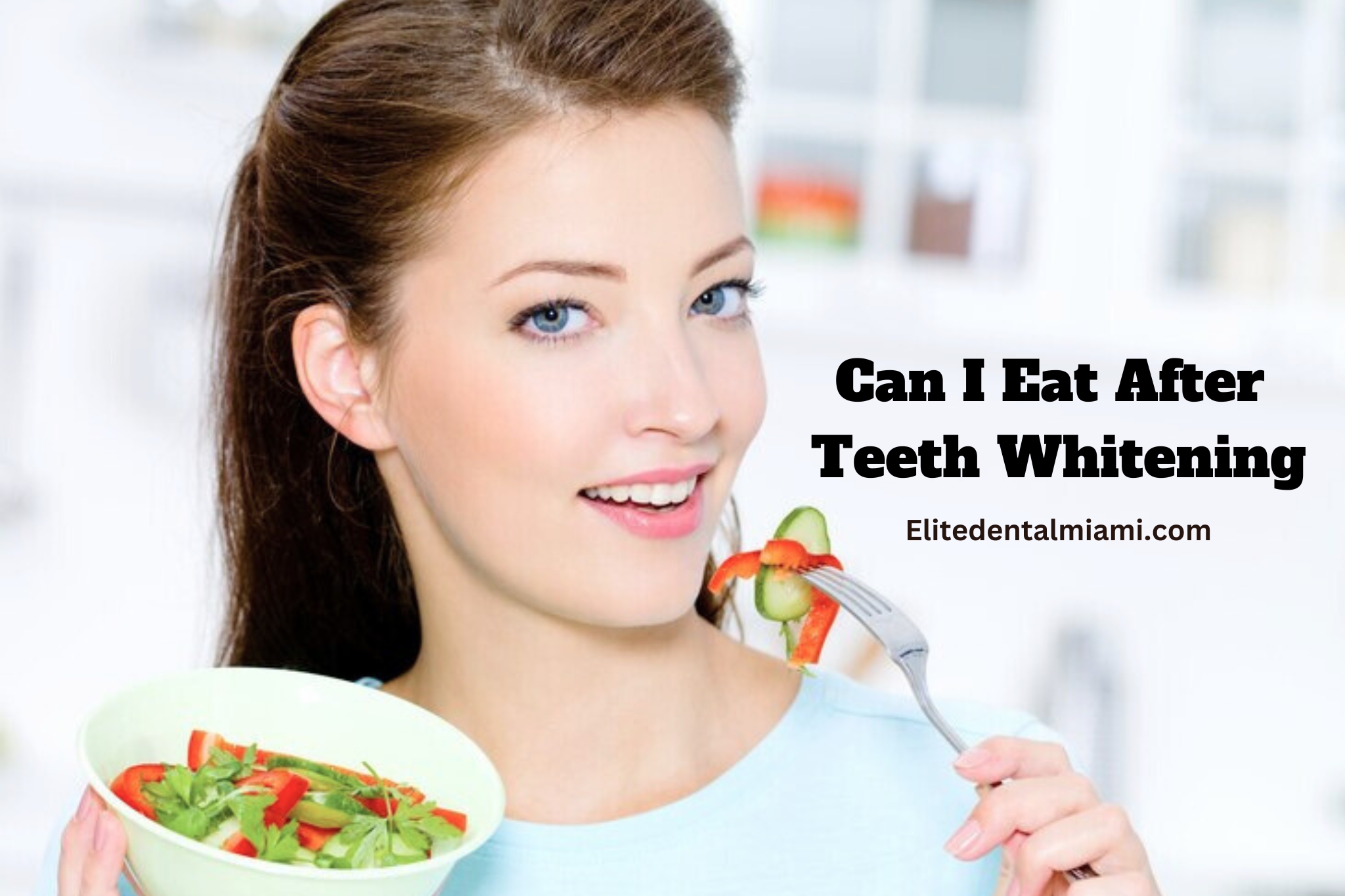 Can I Eat After Teeth Whitening